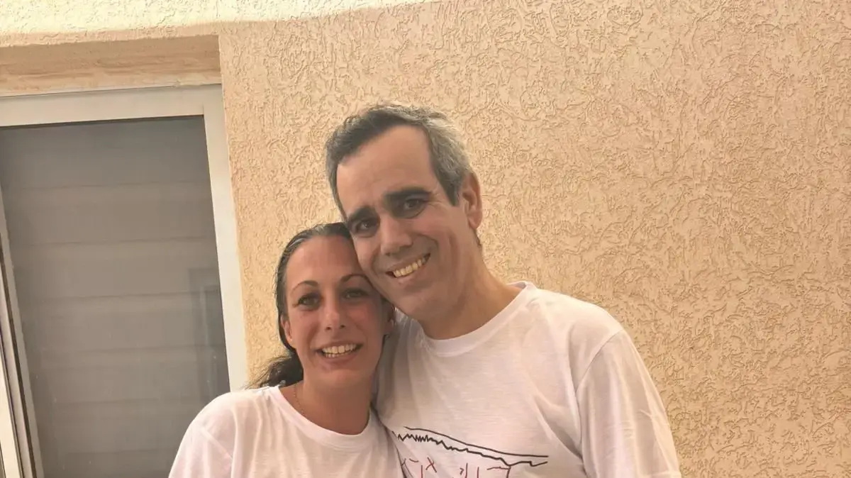 עמרי מירן עם אשתו לישי מירן לביא עמרי מירן עם אשתו לישי מירן לביא