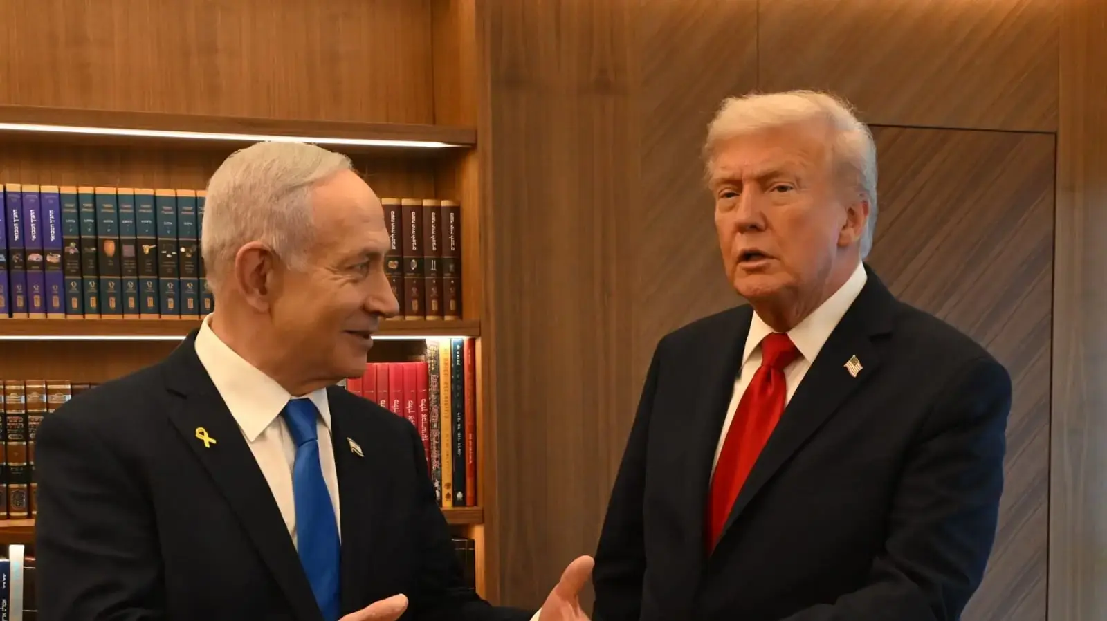 ראש הממשלה בנימין נתניהו נועד בכנסת עם נשיא ארה״ב דונלד טראמפ, 13 באוקטובר 2025 ראש הממשלה בנימין נתניהו נועד בכנסת עם נשיא ארה״ב דונלד טראמפ, 13 באוקטובר 2025