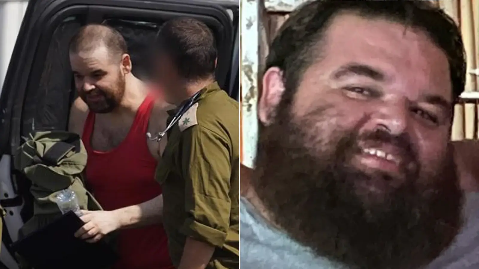 איתן הורן לפני ואחרי שנתיים בשבי חמאס איתן הורן לפני ואחרי שנתיים בשבי חמאס