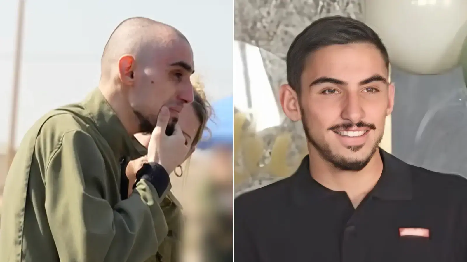 רום ברסלבסקי לפני ואחרי שנתיים בשבי חמאס רום ברסלבסקי לפני ואחרי שנתיים בשבי חמאס
