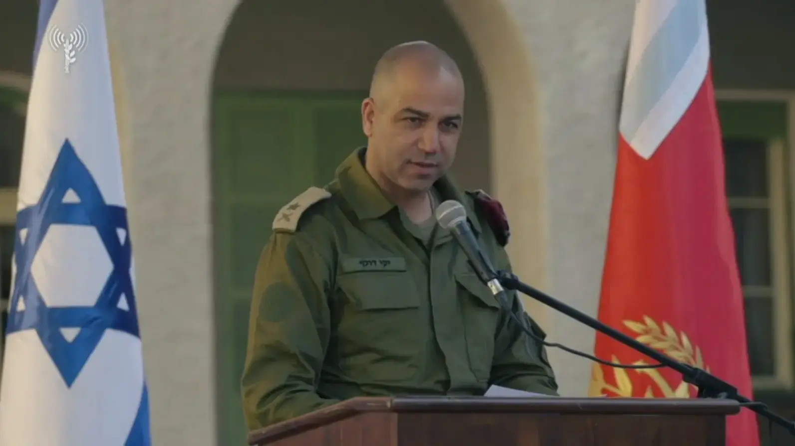 מעמד חילופי מפקד הגיס הצפוני, אלוף יקי דולף. 15 באוקטובר 2025