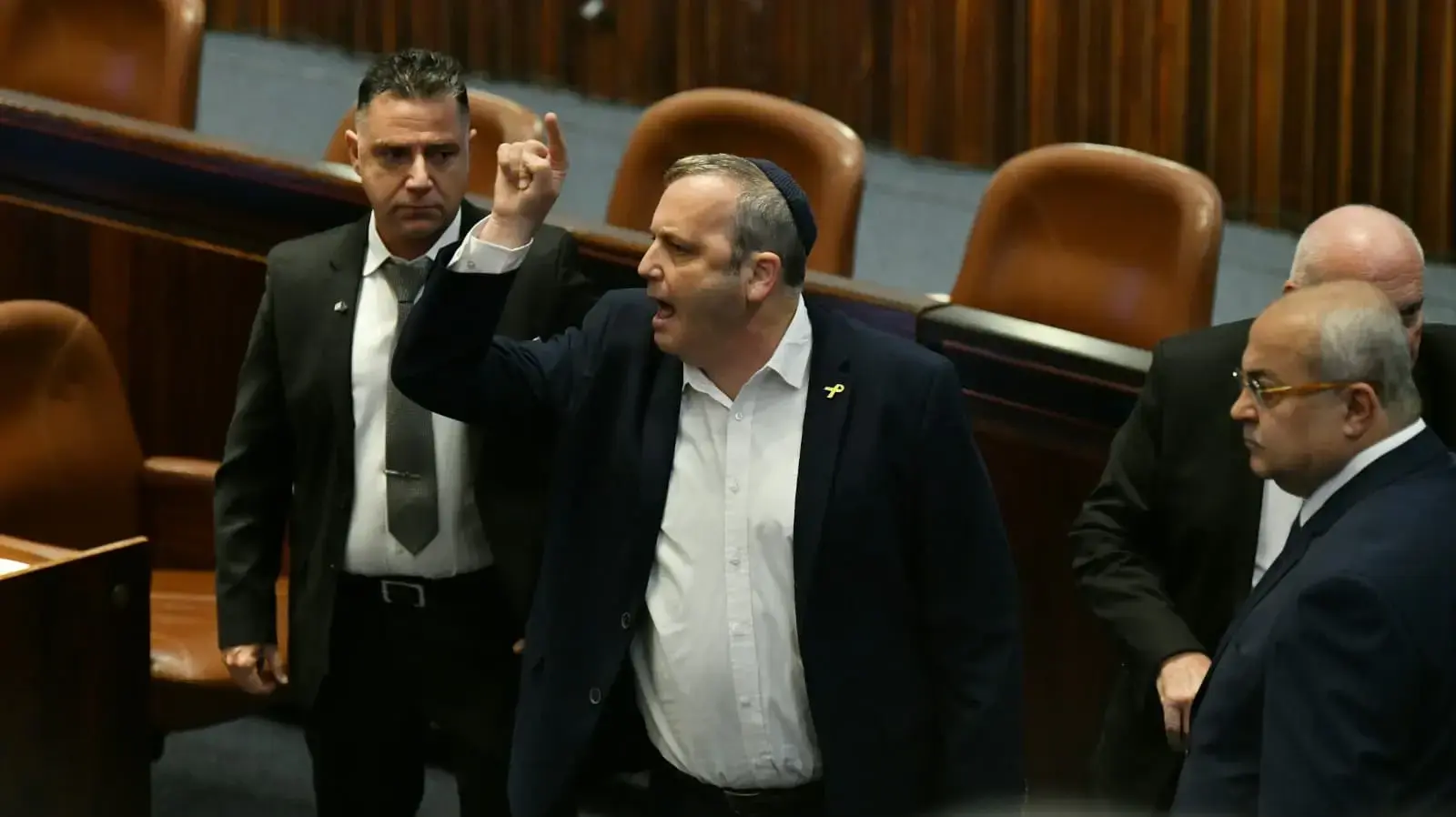 מהומה בטקס פתיחת כנס החורף בכנסת מהומה בטקס פתיחת כנס החורף בכנסת