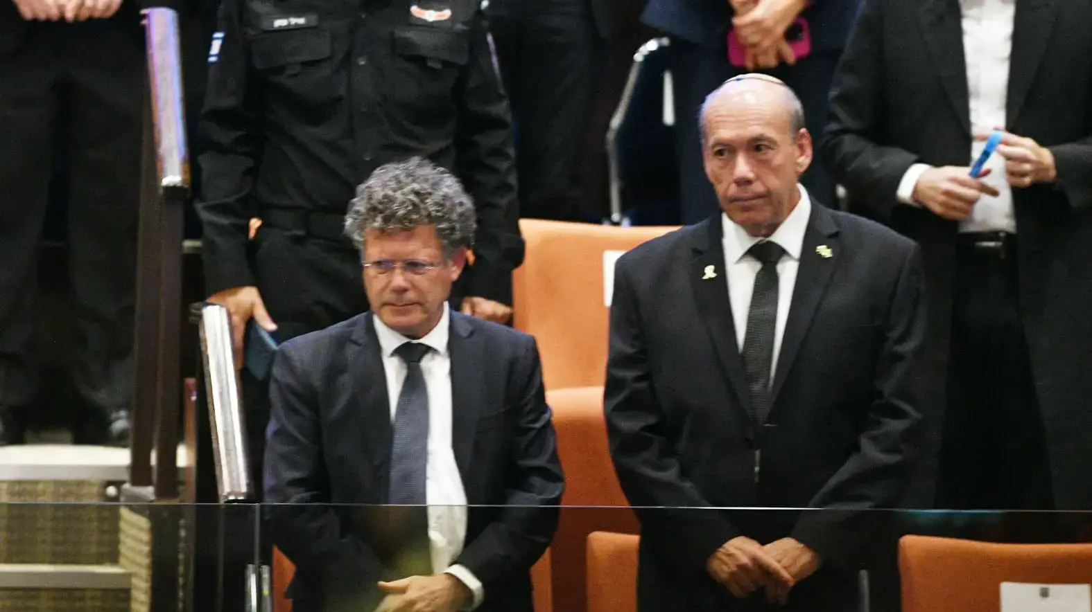 מהומה בטקס פתיחת כנס החורף בכנסת מהומה בטקס פתיחת כנס החורף בכנסת