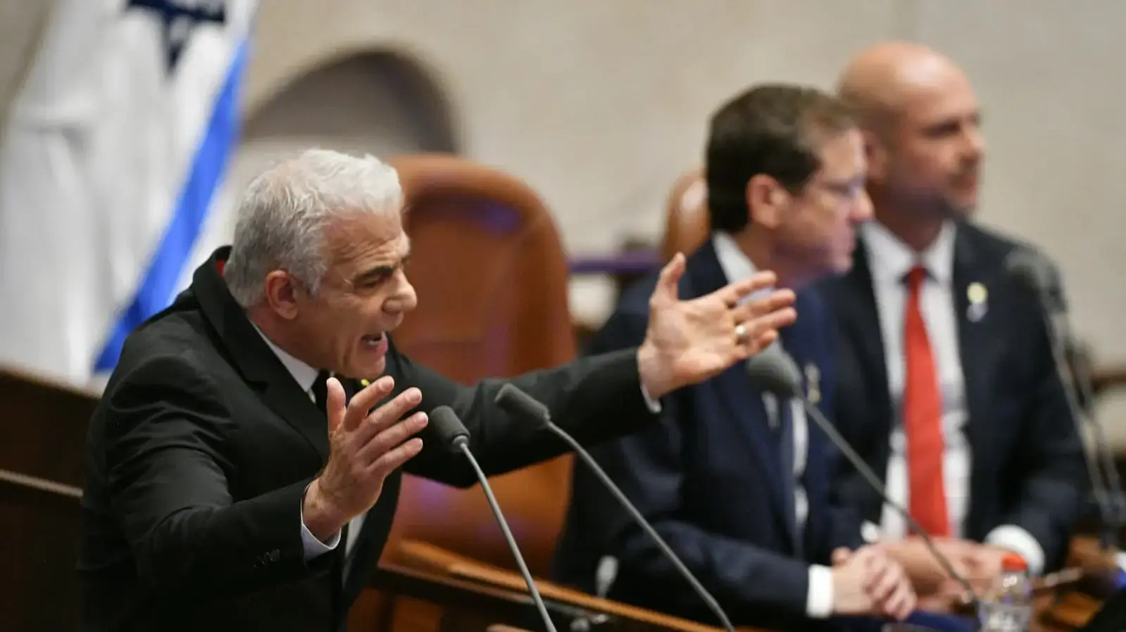 מהומה בטקס פתיחת כנס החורף בכנסת מהומה בטקס פתיחת כנס החורף בכנסת