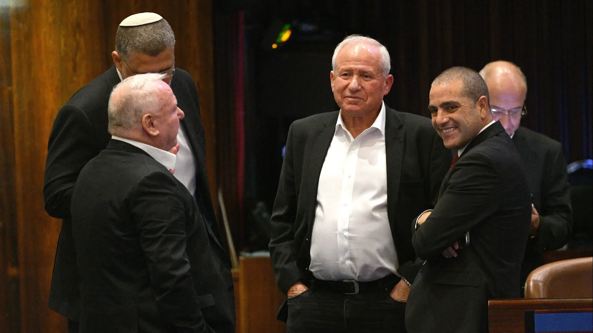 אופיר כץ, דוד אמסלם ואבי דיכטר, פתיחת מושב הכנסת, 20 באוקטובר 2025