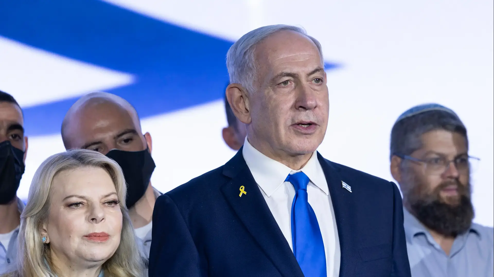 ראש הממשלה בנימין נתניהו בטקס חנוכת מרכז גנדל לשיקום, בית חולים הדסה הר הצופים. 27 באוקטובר 2025