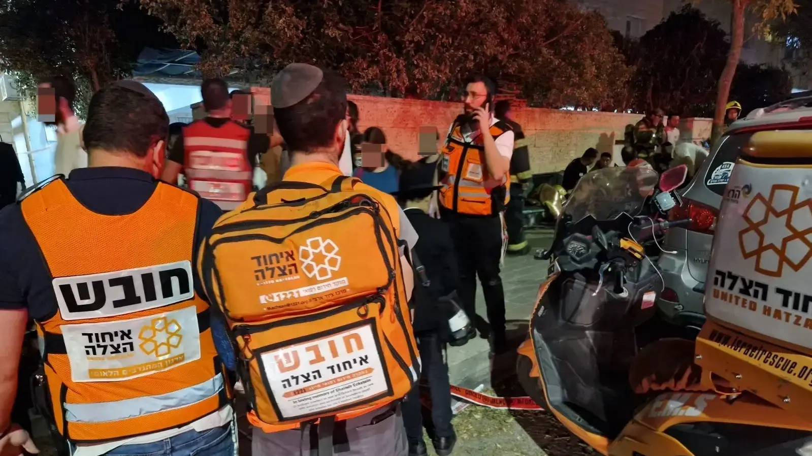 זירת השריפה בדירה בבית שמש, 29 באוקטובר 2025 זירת השריפה בדירה בבית שמש, 29 באוקטובר 2025