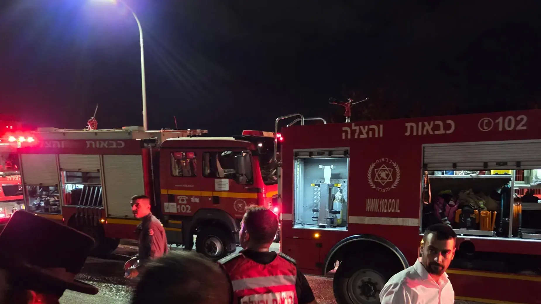 זירת השריפה בדירה בבית שמש, 29 באוקטובר 2025. זירת השריפה בדירה בבית שמש, 29 באוקטובר 2025.