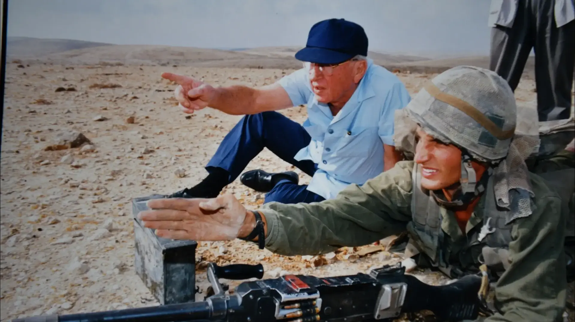 יצחק רבין,תרגיל בערד של נח"ל, 19 בספטמבר 1995 יצחק רבין,תרגיל בערד של נח"ל, 19 בספטמבר 1995