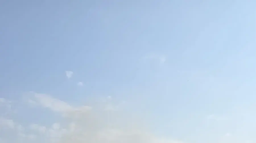 שריפה במושב בשרון