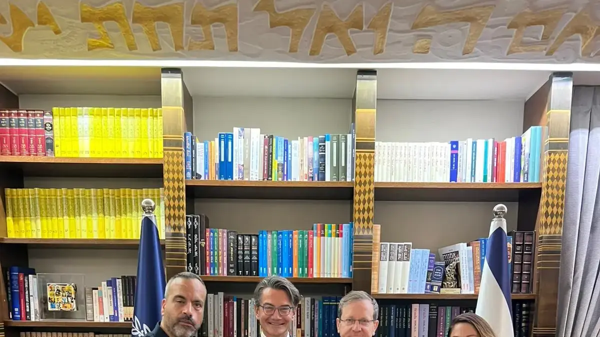מנכ"ל איגוד השידור האוסטרי נפגש עם הרצוג וגולן יוכפז -= אירוויזיון מנכ"ל איגוד השידור האוסטרי נפגש עם הרצוג וגולן יוכפז -= אירוויזיון