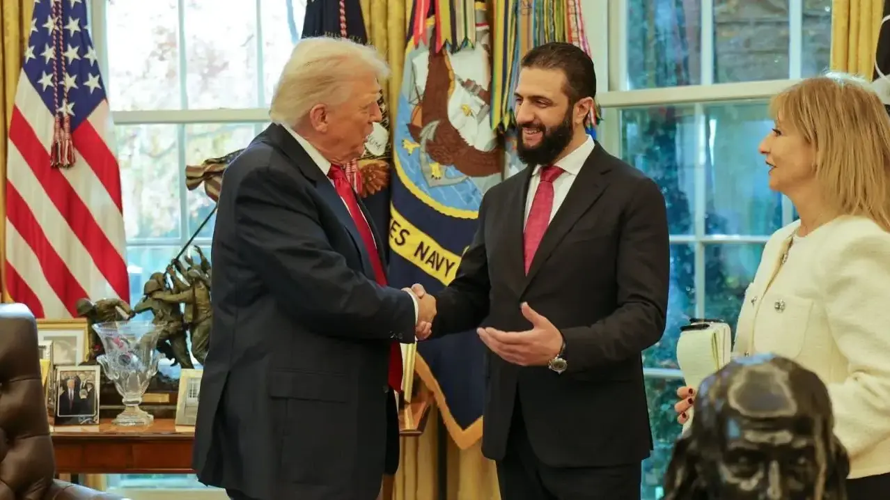פגישת טראמפ-אשרע, הבית הלבן, 10 בנובמבר 2025