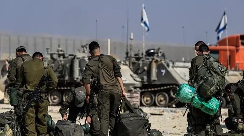 חיילי צה"ל בגבול רצועת עזה, 10 בנובמבר 2025 חיילי צה"ל בגבול רצועת עזה, 10 בנובמבר 2025