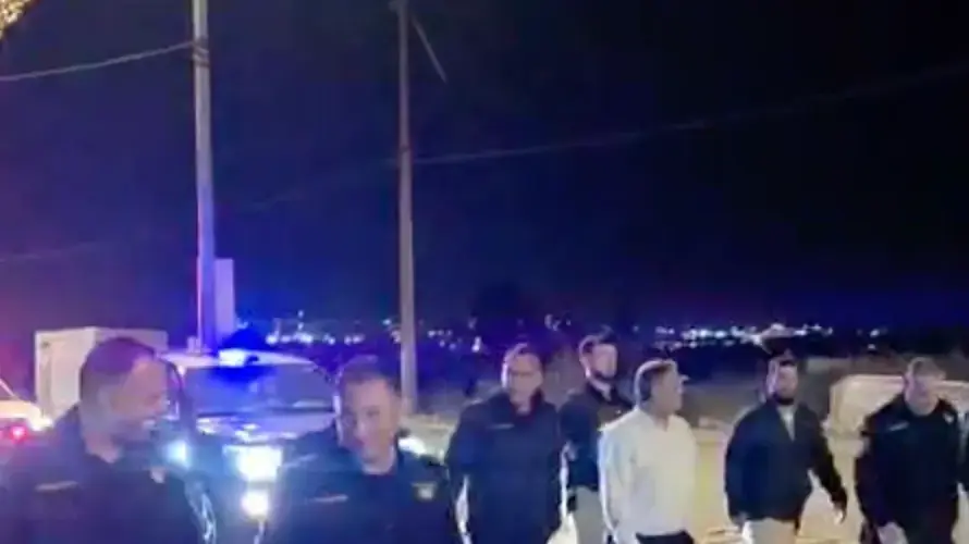 השר לביטחון לאומי, איתמר בן גביר, בסיור בלקייה לאחר הירי ליישוב כרמית, 17 בנובמבר 2025