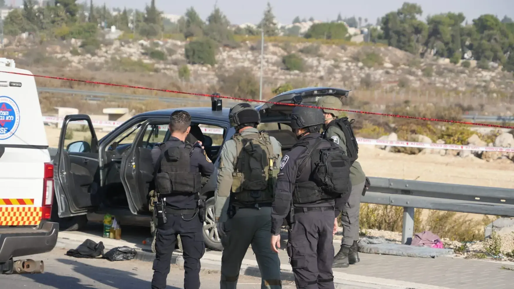 זירת פיגוע, צומת גוש עציון, 18 בנובמבר 2025