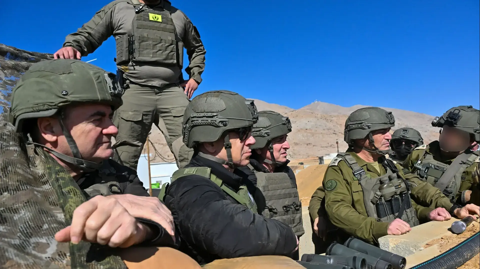 ביקור ראש הממשלה נתניהו באזור החיץ בסוריה, 19 בנובמבר 2025 ביקור ראש הממשלה נתניהו באזור החיץ בסוריה, 19 בנובמבר 2025