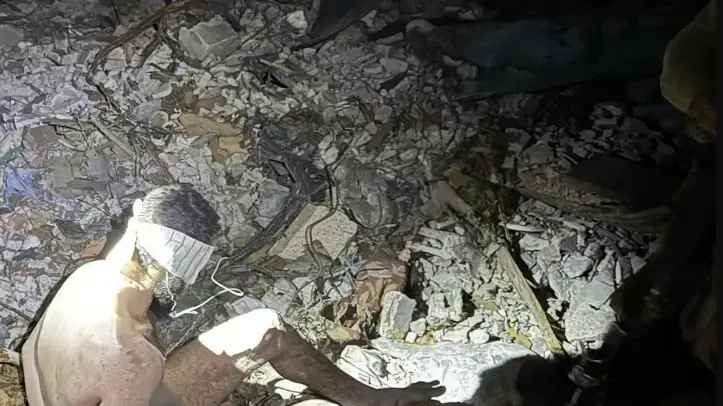 המחבל שנשבה על ידי כוחות צוות הקרב של חטיבת הנח״ל במזרח רפיח המחבל שנשבה על ידי כוחות צוות הקרב של חטיבת הנח״ל במזרח רפיח