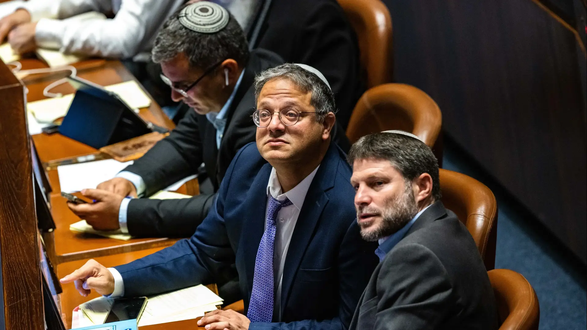 איתמר בן גביר, בצלאל סמוטריץ', 28 בדצמבר 2022 איתמר בן גביר, בצלאל סמוטריץ', 28 בדצמבר 2022