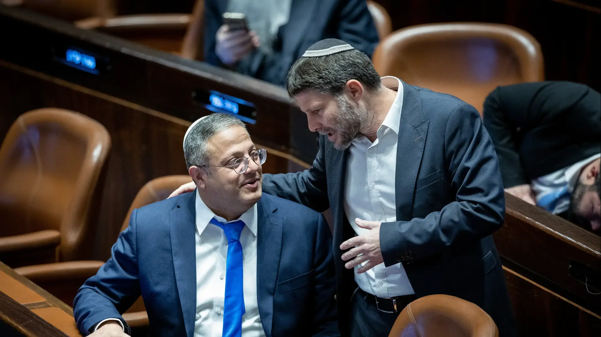 איתמר בן גביר, בצלאל סמוטריץ', 29 בדצמבר 2022 איתמר בן גביר, בצלאל סמוטריץ', 29 בדצמבר 2022