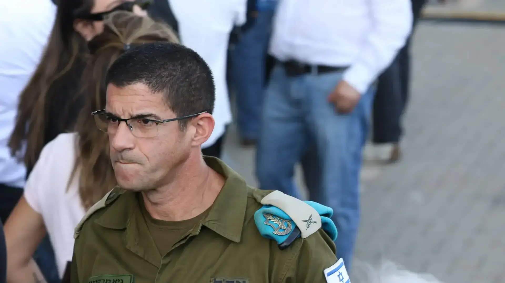 תא"ל גיא מרקיזנו, הלווית מרים פיירברג, אצטדיון נתניה, 23 בנובמבר 2025