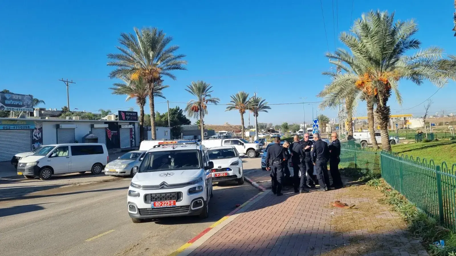 זירת הירי בתל שבע זירת הירי בתל שבע