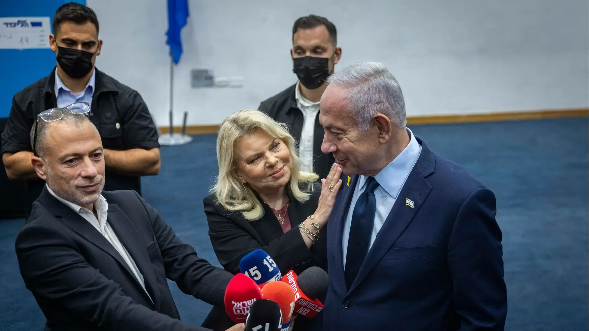 רה"מ בנימין נתניהו ורעייתו שרה, ועידת הליכוד, 25 באוקטובר 2025 רה"מ בנימין נתניהו ורעייתו שרה, ועידת הליכוד, 25 באוקטובר 2025