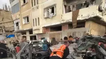 נזק לאחר ניסיון חיסול בכיר חמאס בעיר עזה, רצועת עזה, 13 בדצמבר 2025 נזק לאחר ניסיון חיסול בכיר חמאס בעיר עזה, רצועת עזה, 13 בדצמבר 2025