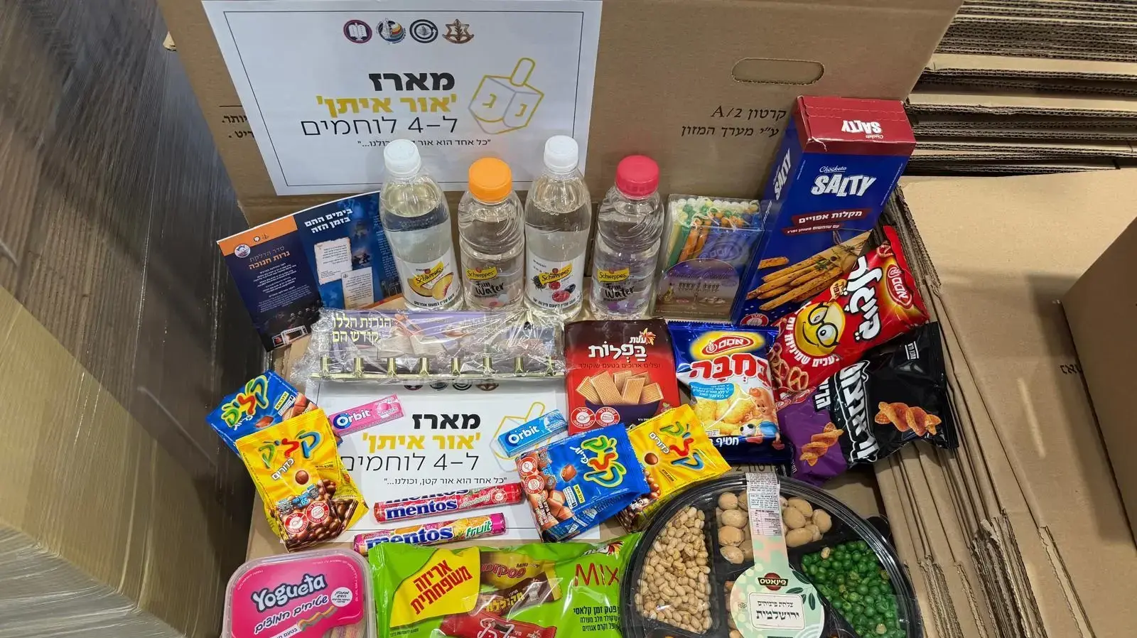 מארז "אור איתן" לחיילים ולוחמים מארז "אור איתן" לחיילים ולוחמים
