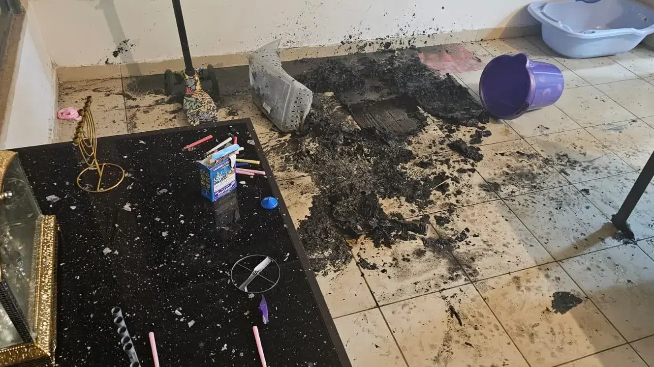 נזקי השריפה בעפולה נזקי השריפה בעפולה