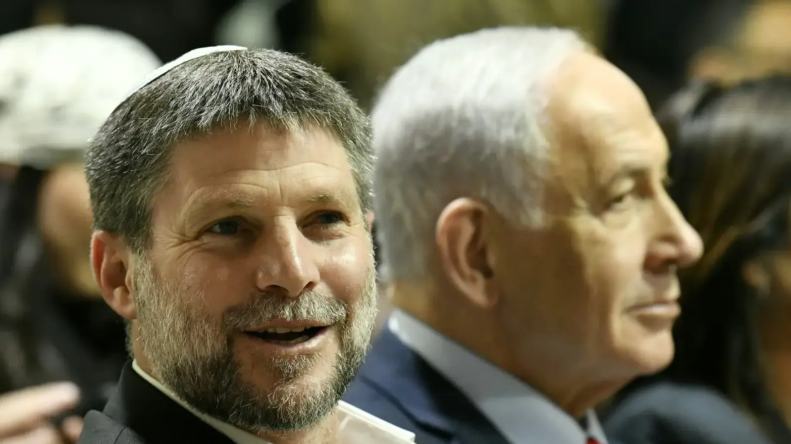 ראש הממשלה בנימין נתניהו, שר האוצר בצלאל סמוטריץ', טקס הארכת הקו האדום של הרכבת הקלה, ראשון לציון, 25 בדצמבר 2025 ראש הממשלה בנימין נתניהו, שר האוצר בצלאל סמוטריץ', טקס הארכת הקו האדום של הרכבת הקלה, ראשון לציון, 25 בדצמבר 2025