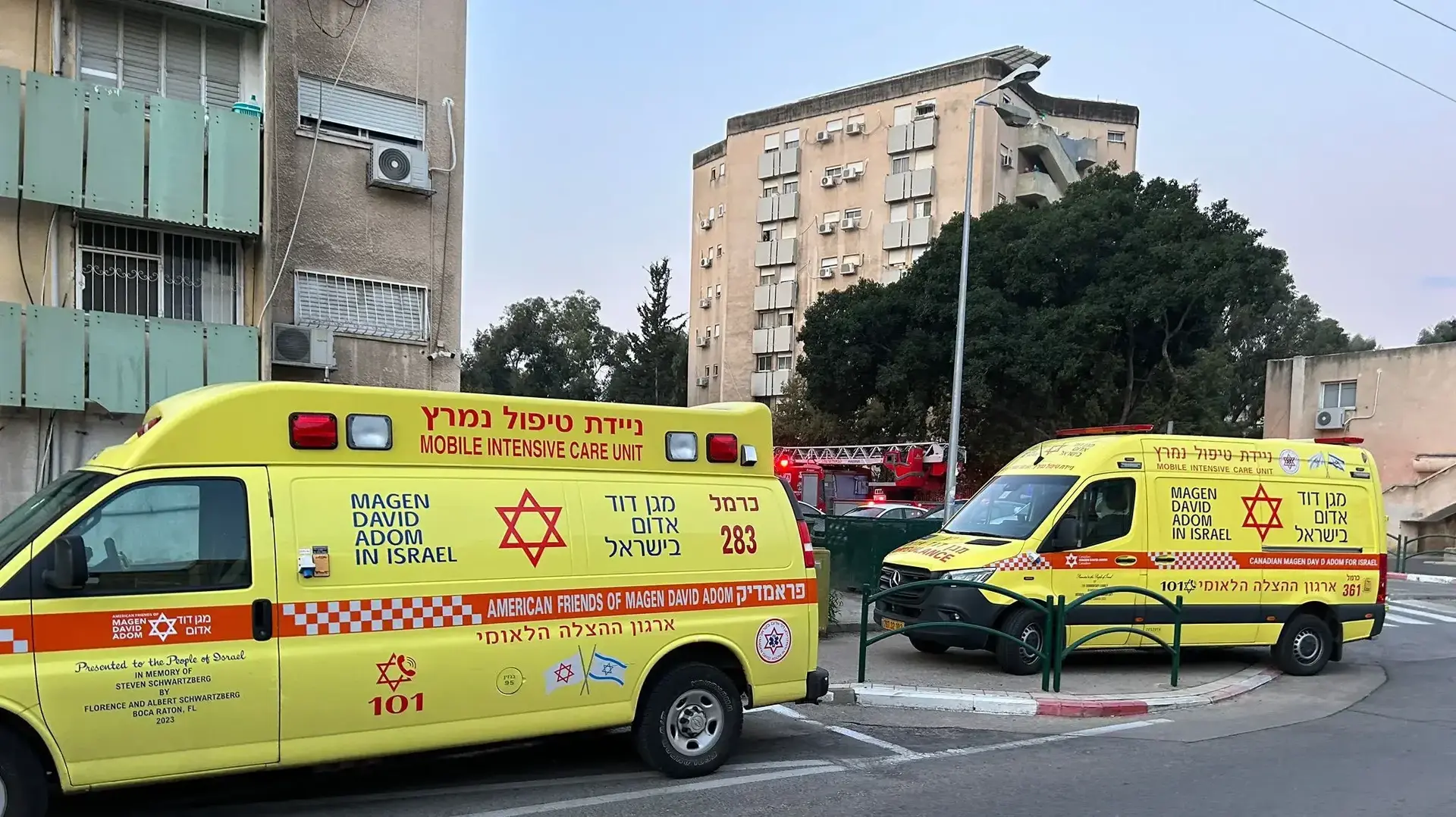 אדם נהרג בשריפה בחיפה. 26.12.25 אדם נהרג בשריפה בחיפה. 26.12.25