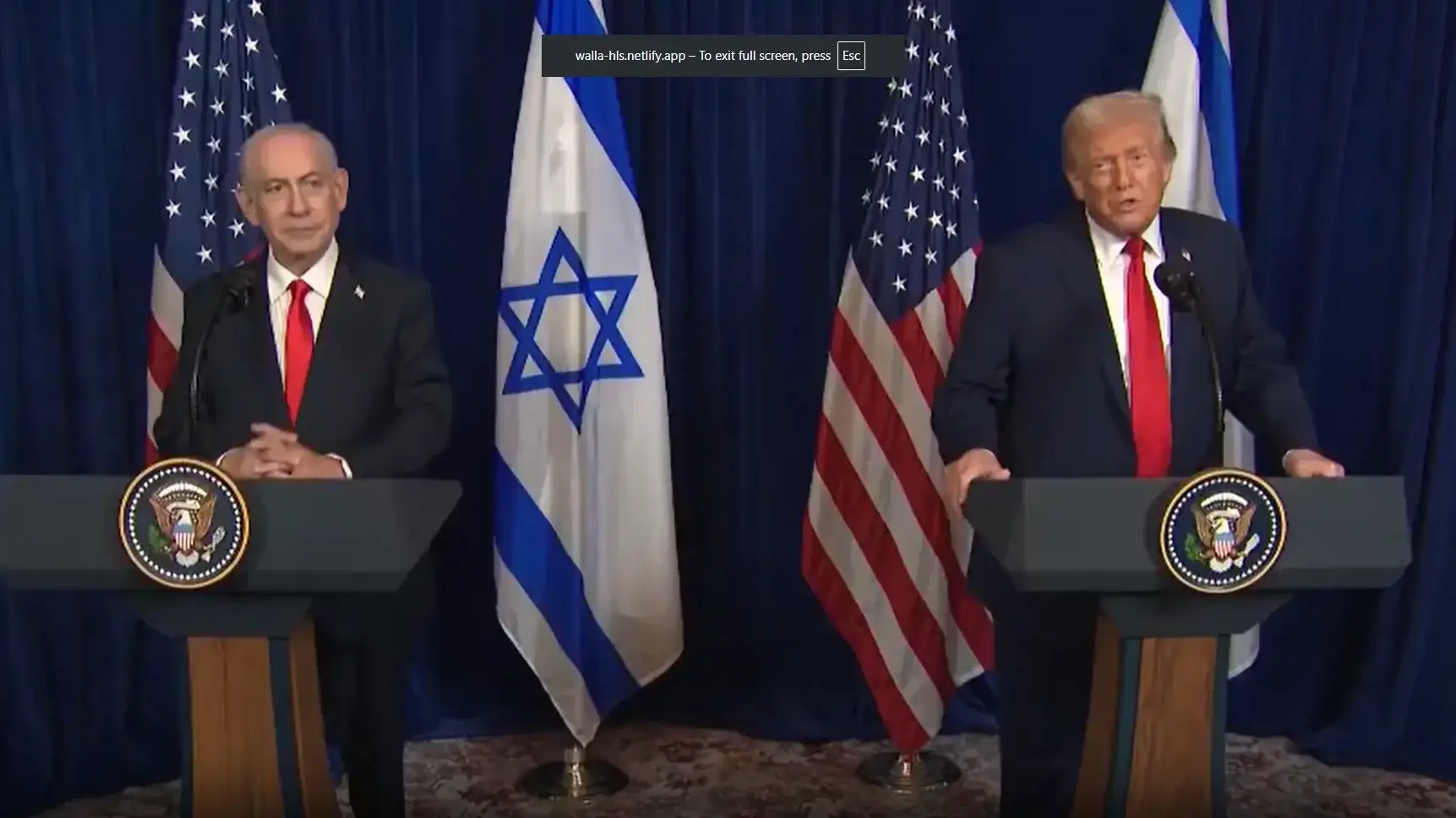 דונלד טראמפ ובנימין נתניהו במסיבת עיתונאים בפלורידה, 29.12.25 דונלד טראמפ ובנימין נתניהו במסיבת עיתונאים בפלורידה, 29.12.25