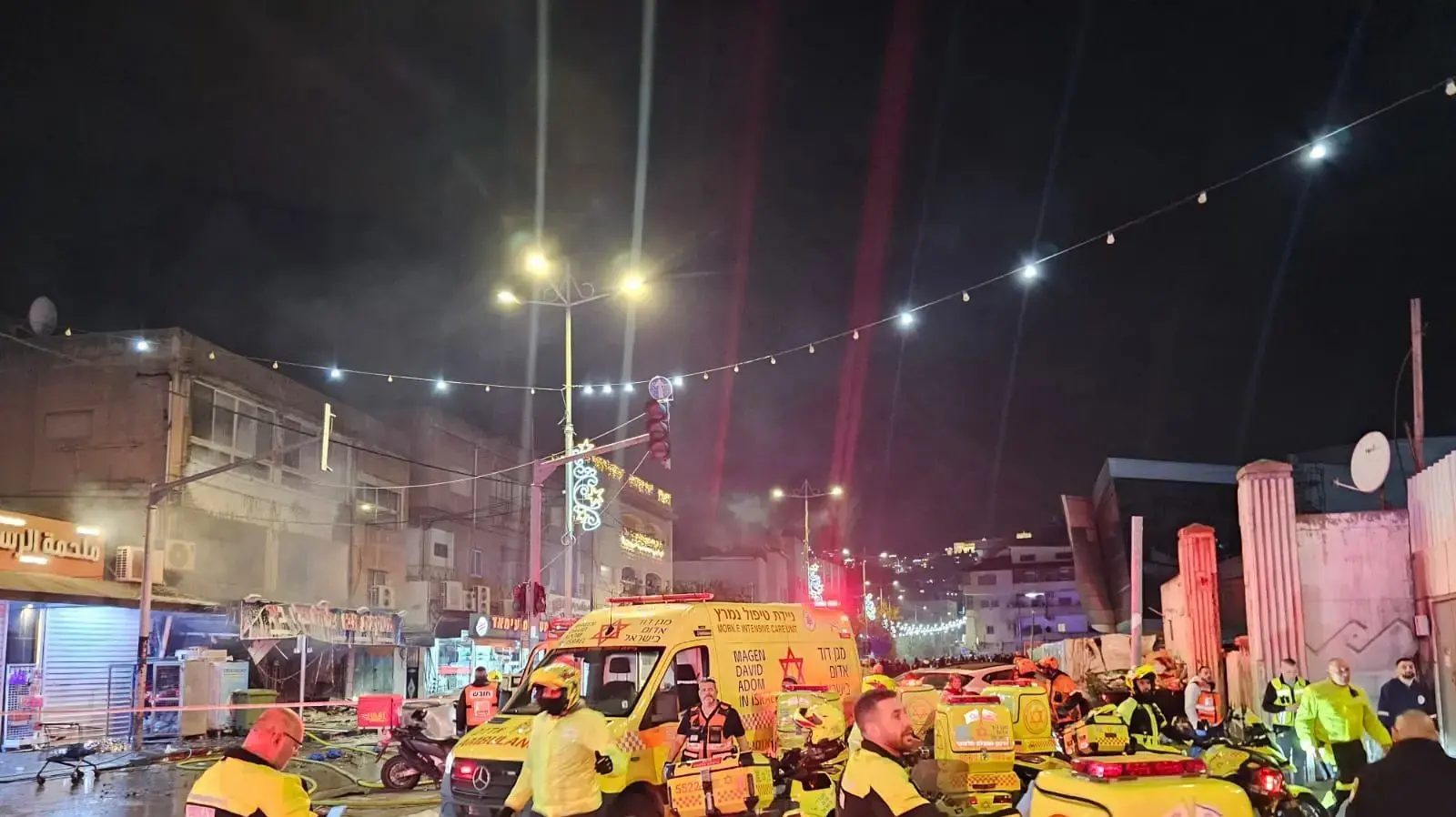 שריפה בחנות בנצרת כתוצאה מפיצוץ שריפה בחנות בנצרת כתוצאה מפיצוץ