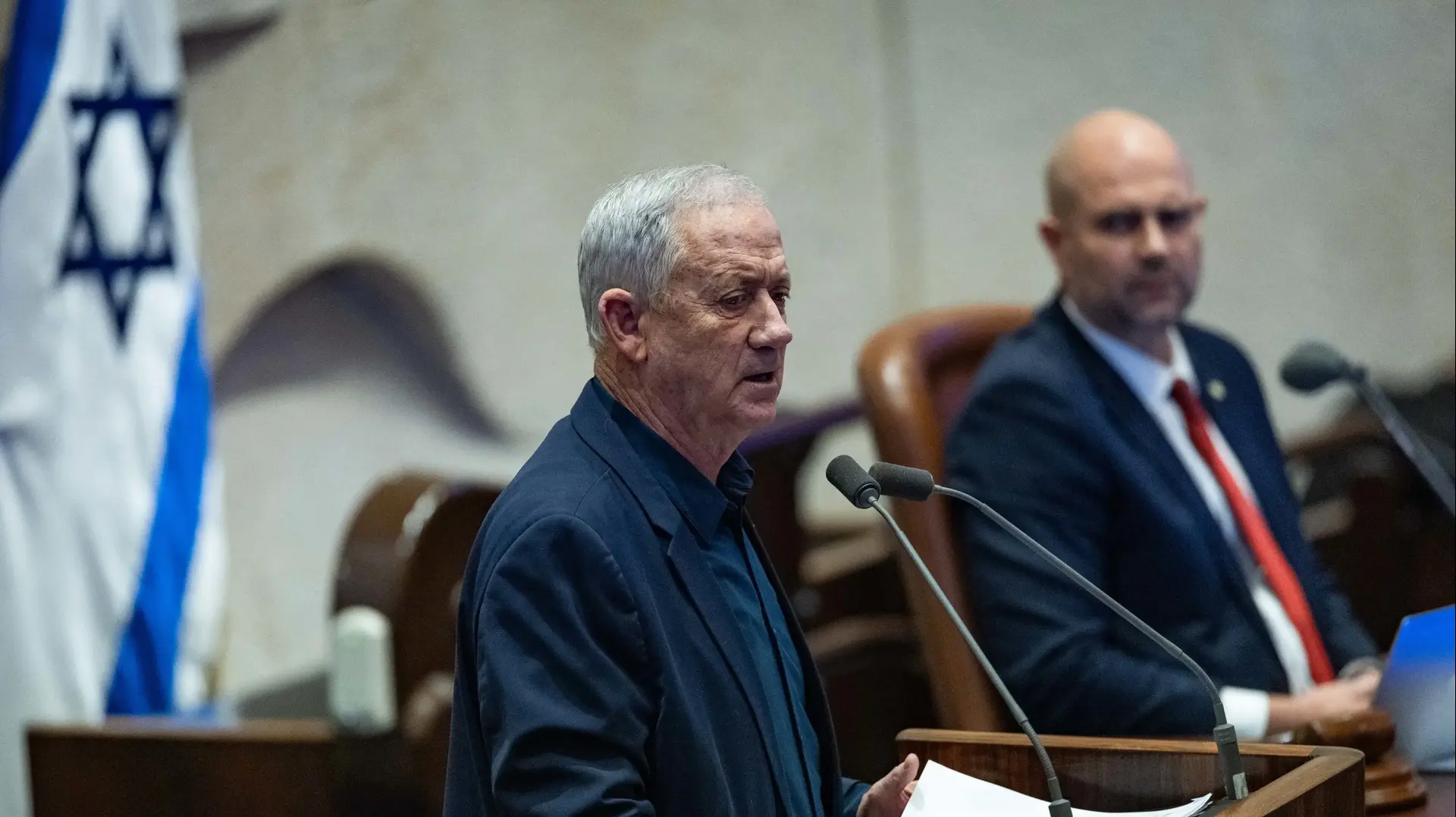 בני גנץ דיון 40 חתימות, מליאת הכנסת, 5 בינואר 2026 בני גנץ דיון 40 חתימות, מליאת הכנסת, 5 בינואר 2026