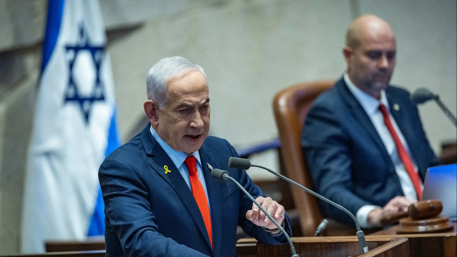 ראש הממשלה בנימין נתניהו דיון 40 חתימות, מליאת הכנסת, 5 בינואר 2026 ראש הממשלה בנימין נתניהו דיון 40 חתימות, מליאת הכנסת, 5 בינואר 2026
