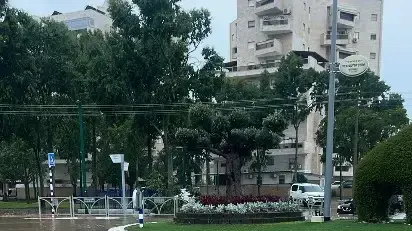 הצפות בקריית מלאכי, 13 בינואר 2026 הצפות בקריית מלאכי, 13 בינואר 2026