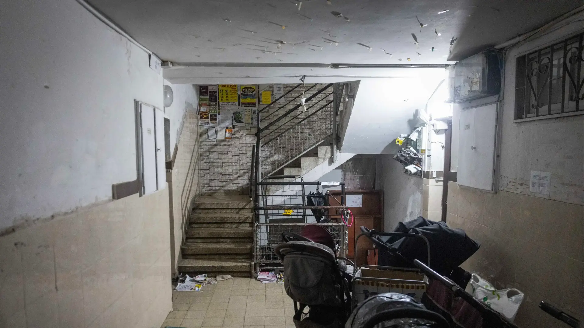 הבניין בו פעל הפעוטון שבו מתו שני פעוטות ורבים אחרים נפגעו, ירושלים, 19 בינואר 2026