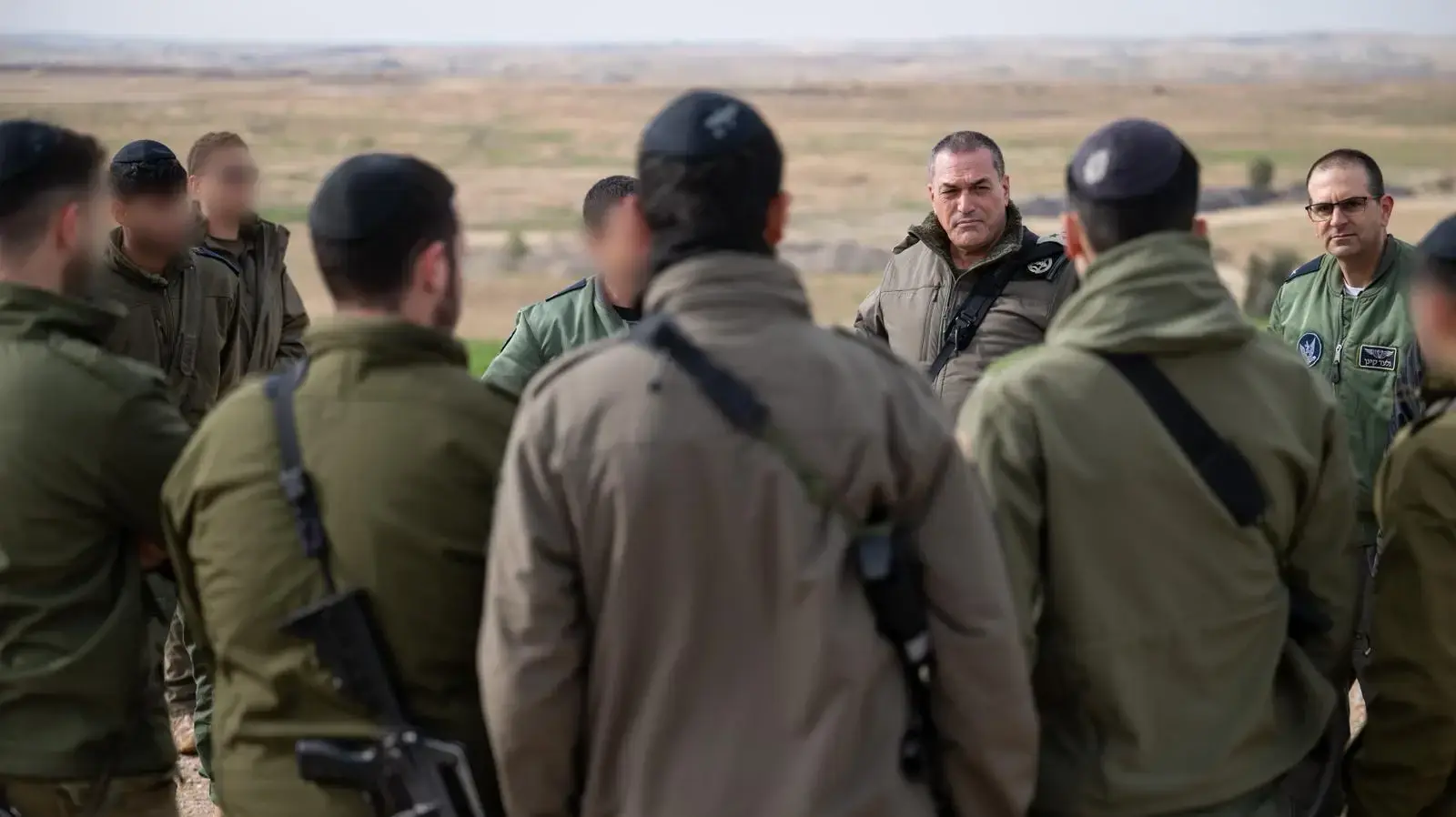הרמטכ״ל אייל זמיר בביקור הלוחמים החרדים, פלוגת הנגב בבסיס נבטים, 21 בינואר 2026