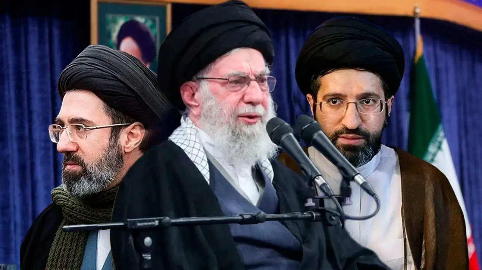 מוג'תבא חמינאי, מסעוד חמינאי, עלי חמינאי מוג'תבא חמינאי, מסעוד חמינאי, עלי חמינאי