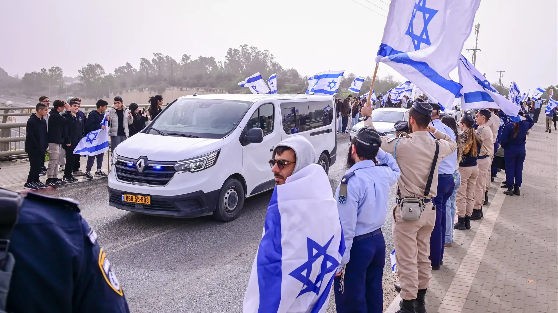 מסע הלוויה של רן גואילי, 28 בינואר 2026 מסע הלוויה של רן גואילי, 28 בינואר 2026