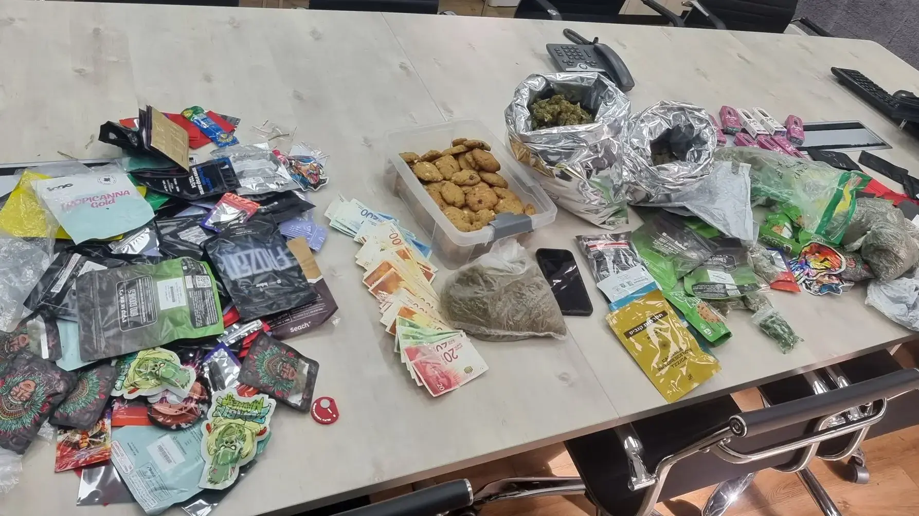 בלשי משטרת מסובים במרחב דן עצרו אישה באור יהודה שנתפסו ברשותה מגוון חומרים החשודים כסמים בלשי משטרת מסובים במרחב דן עצרו אישה באור יהודה שנתפסו ברשותה מגוון חומרים החשודים כסמים