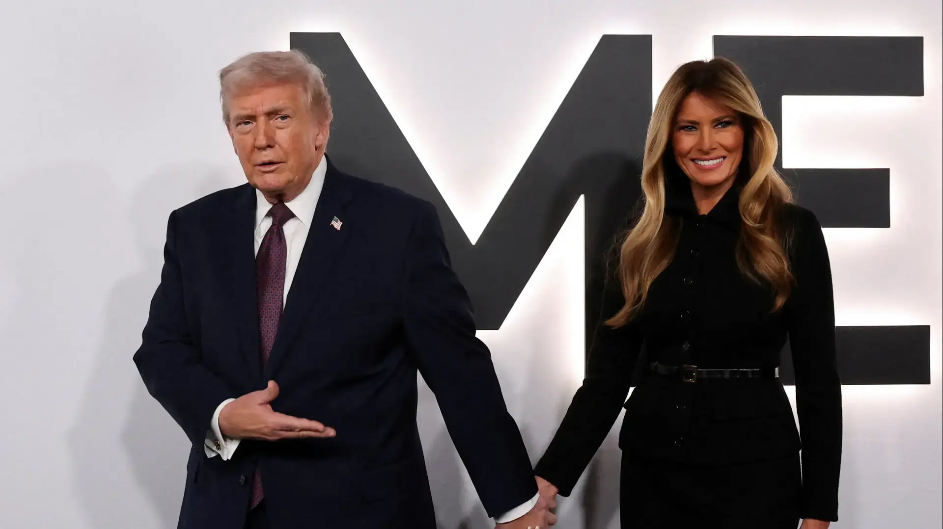 דונלד ומלניה טראמפ בבכורת סרט הדוקו "MELANIA" ב-29 בינואר, 2026
