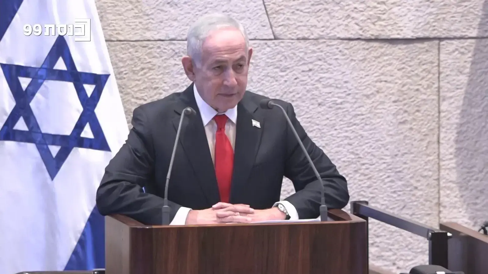 ראש הממשלה בנימין נתניהו, מליאת הכנסת, ציון 77 שנים לכינון הכנסת, 2 בפברואר 2026 ראש הממשלה בנימין נתניהו, מליאת הכנסת, ציון 77 שנים לכינון הכנסת, 2 בפברואר 2026