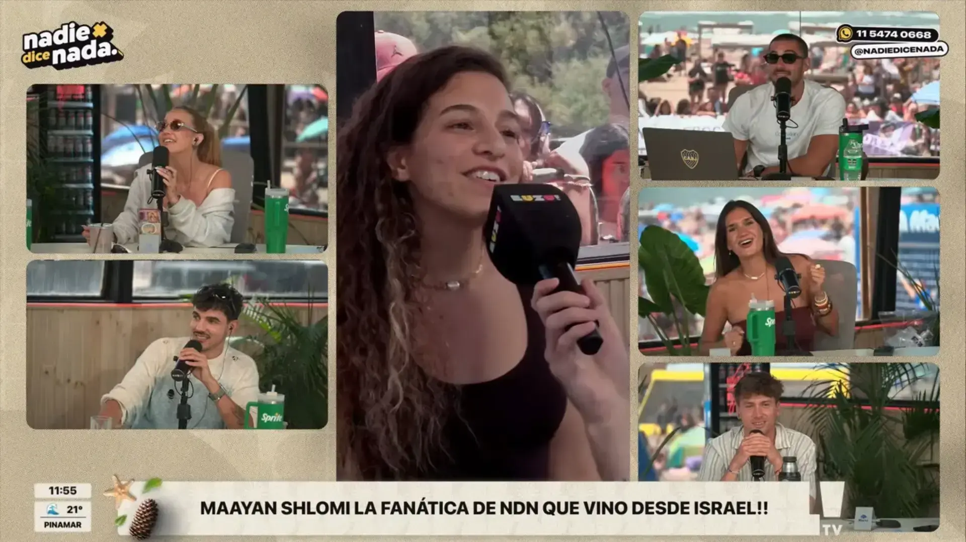 מעיין שלומי הישראלית בריאיון לתוכנית רדיו בארגנטינה מעיין שלומי הישראלית בריאיון לתוכנית רדיו בארגנטינה