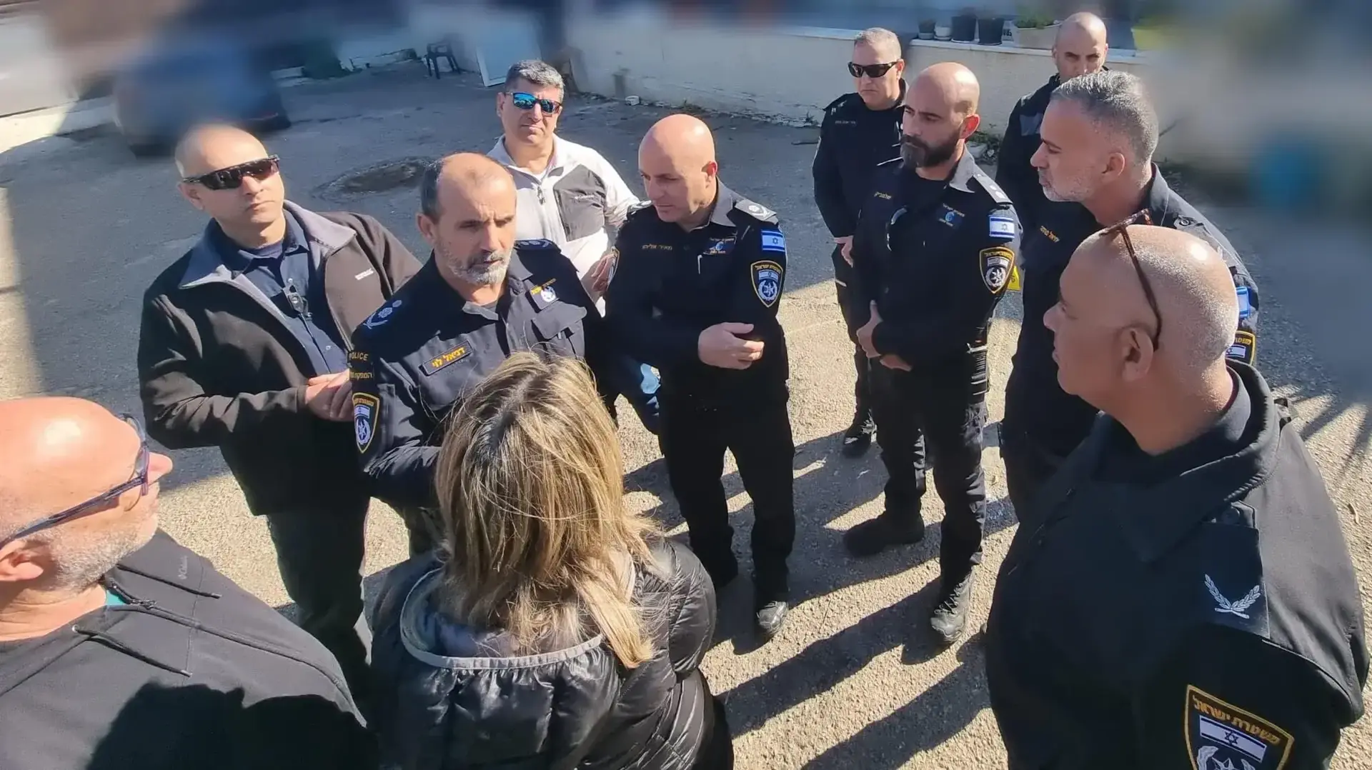 מפכ"ל המשטרה דני לוי, זירת רצח שלושה גברים, סוואעד, 5 בפברואר 2026 מפכ"ל המשטרה דני לוי, זירת רצח שלושה גברים, סוואעד, 5 בפברואר 2026