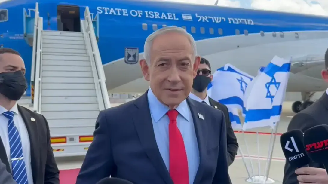 המראת רה"מ נתניהו לוושינגטון