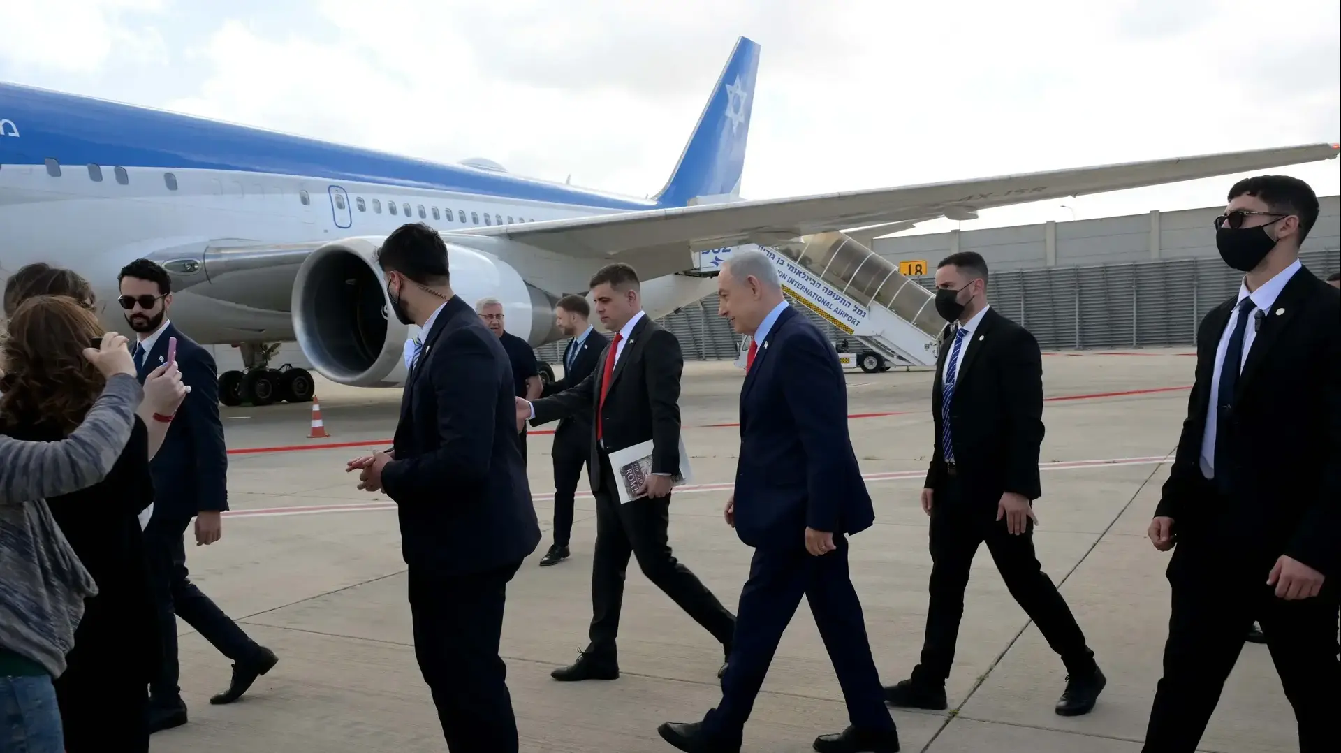 המראת רה"מ בנימין נתניהו לביקור בוושינגטון, 10 בפברואר 2026 המראת רה"מ בנימין נתניהו לביקור בוושינגטון, 10 בפברואר 2026