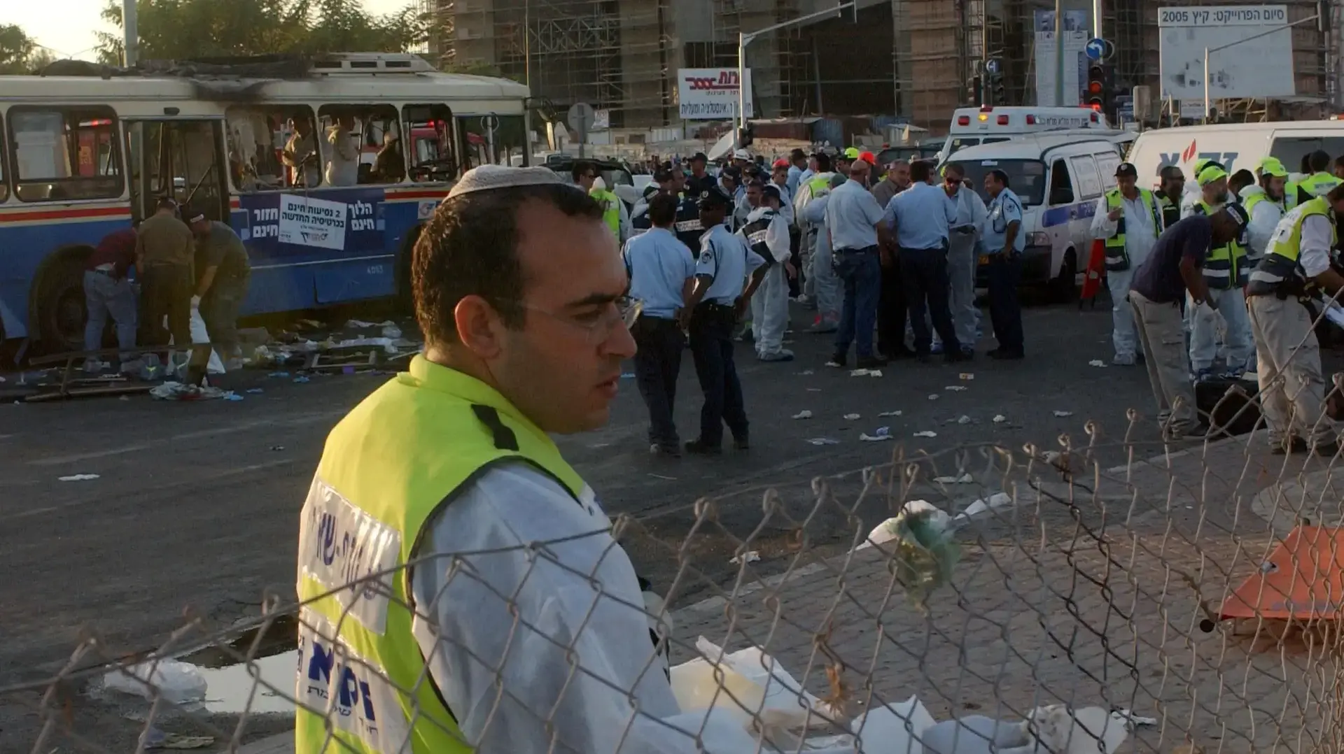 תיעוד מפיגוע התאבדות כפול בבאר שבע, 31 באוגוסט 2004 תיעוד מפיגוע התאבדות כפול בבאר שבע, 31 באוגוסט 2004