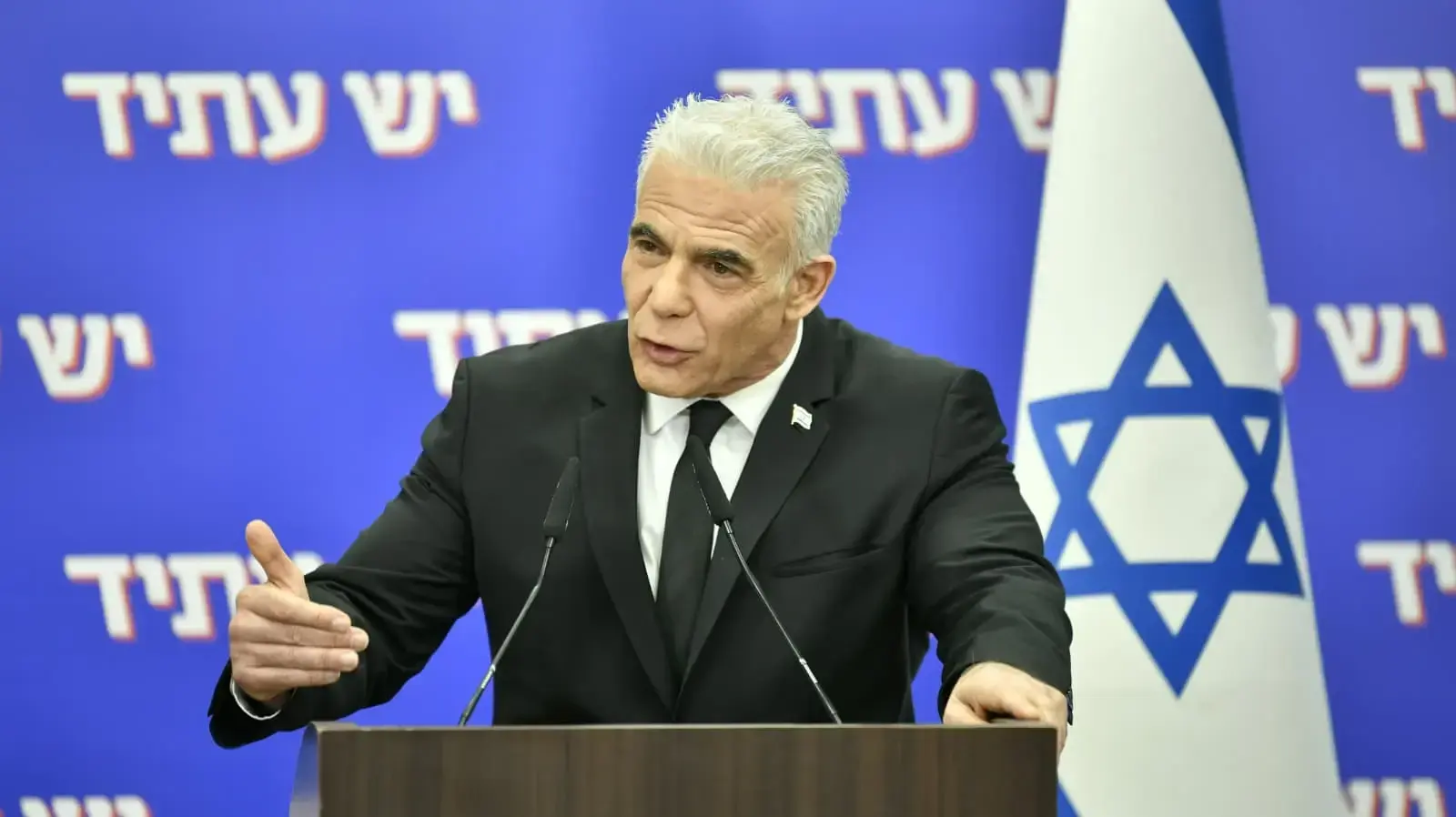 יאיר לפיד, ישיבת סיעת יש עתיד, 16 בפברואר 2026 יאיר לפיד, ישיבת סיעת יש עתיד, 16 בפברואר 2026