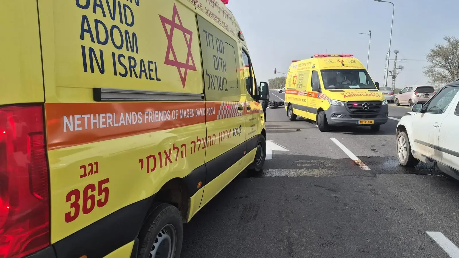 תאונת דרכים בכביש 25. 16 בפברואר 2026